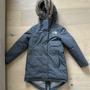 Girls north face coat